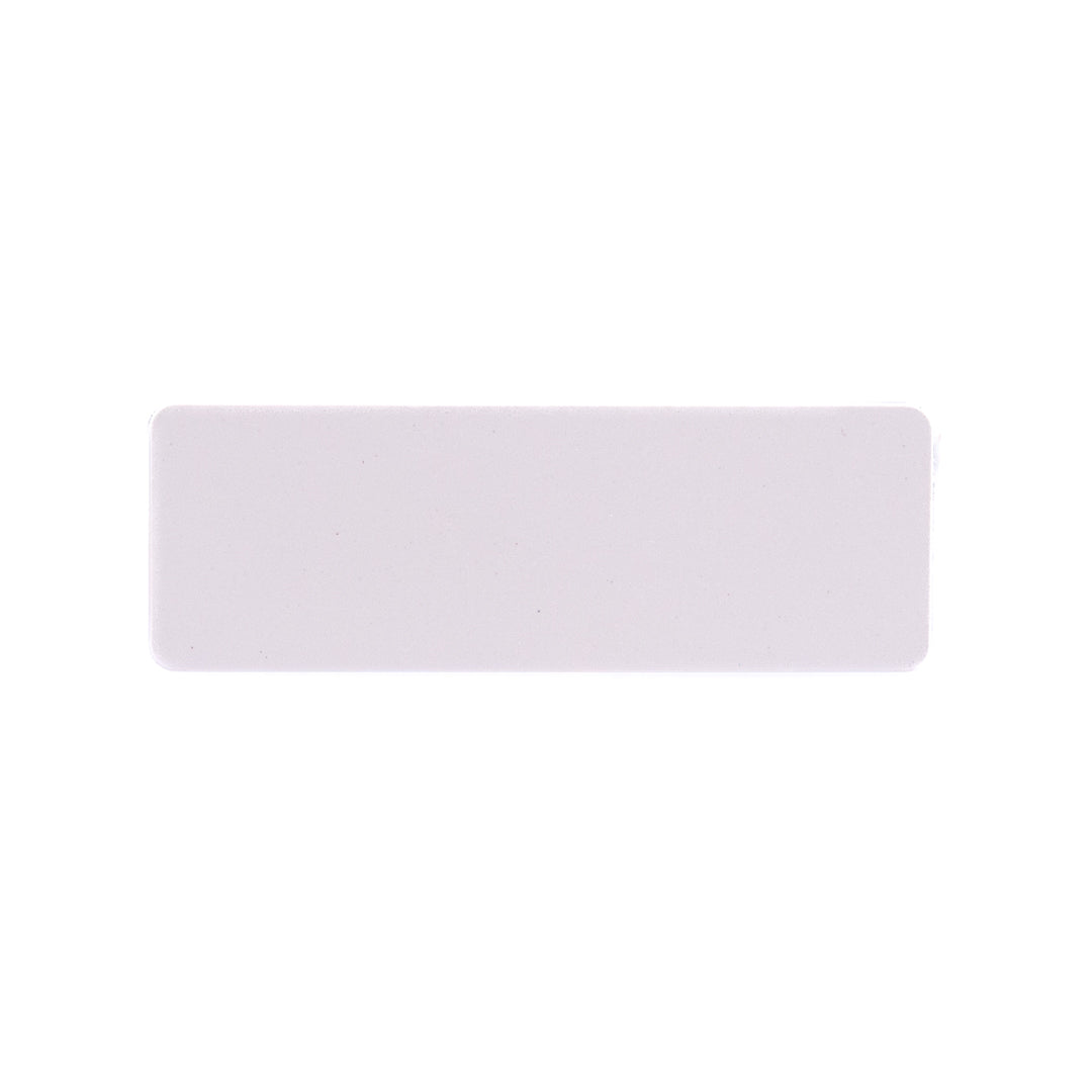 House of Uniforms The Plastic Name Badge | Pin or Magnet Fitting House of Uniforms White