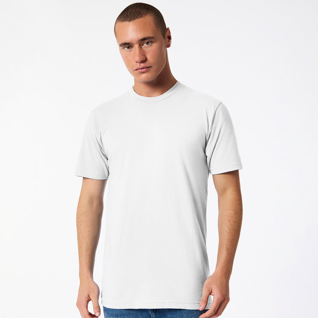 House of Uniforms The Fine Jersey Tee | Adults American Apparel White