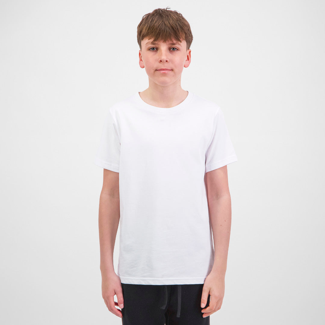 House of Uniforms The Basis Tee | Short Sleeve | Youth Goodmates White