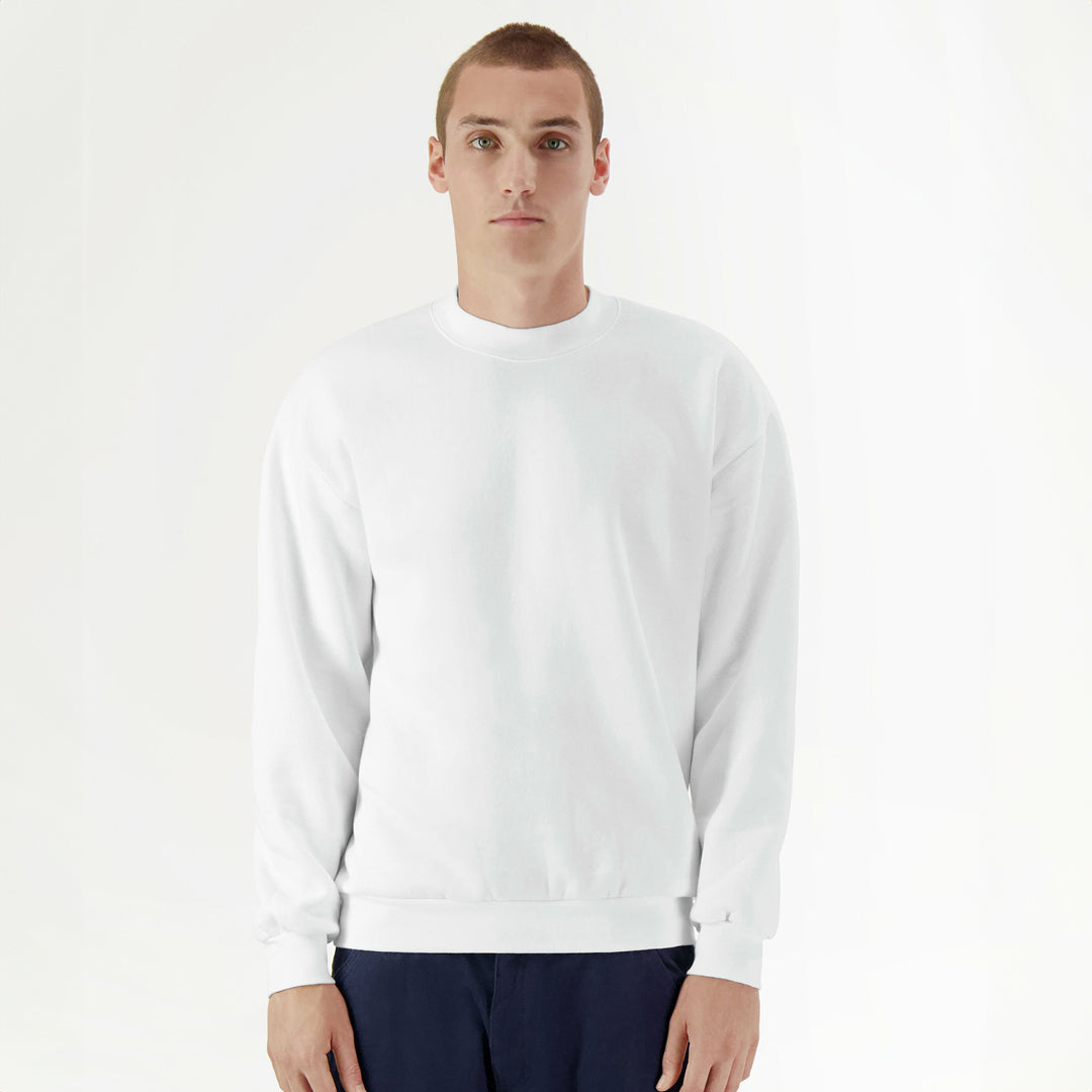 House of Uniforms The Reflex Jumper | Adults American Apparel White