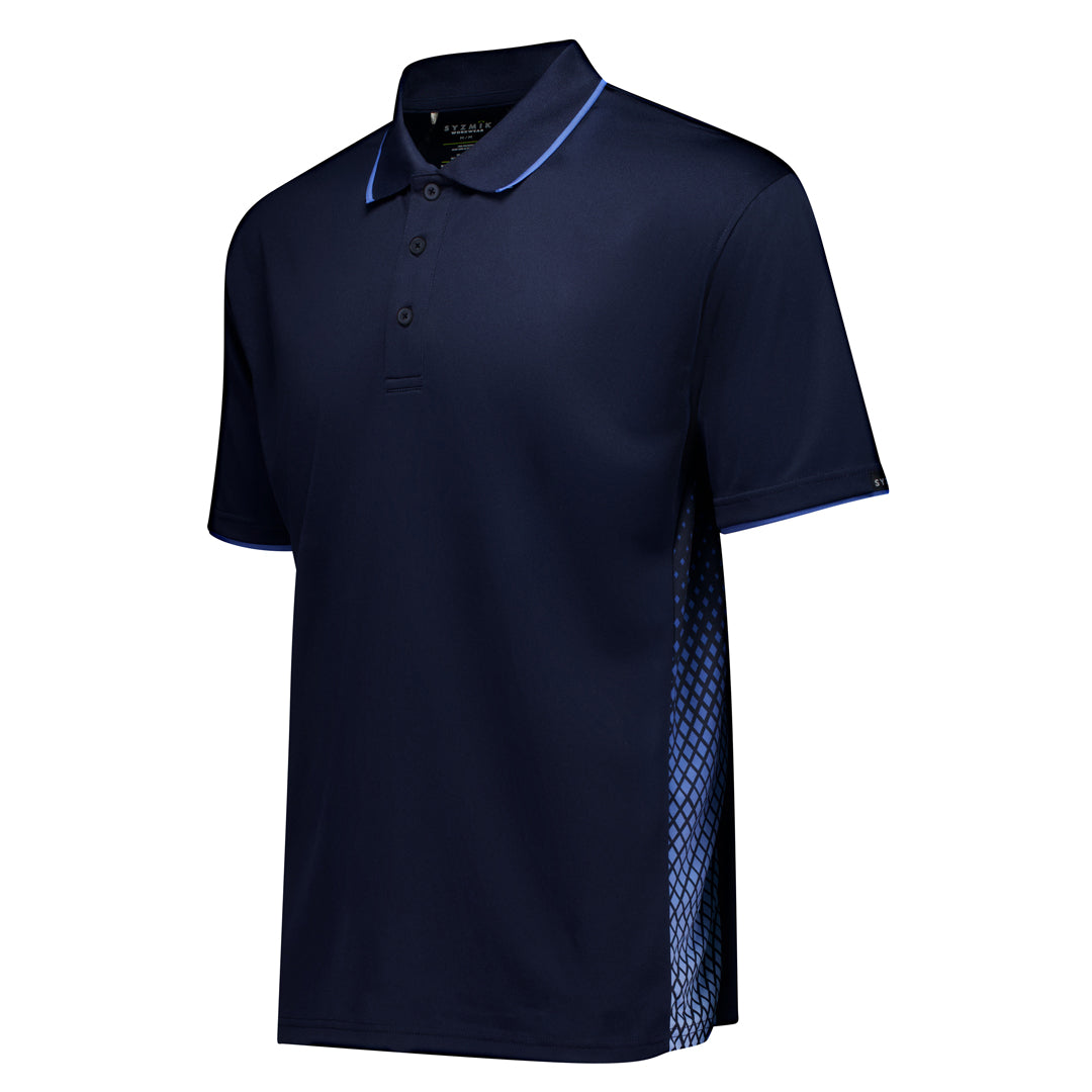 Syzmik The Spark Polo | Mens | Short Sleeve Navy/Blue Shirts & Tops
