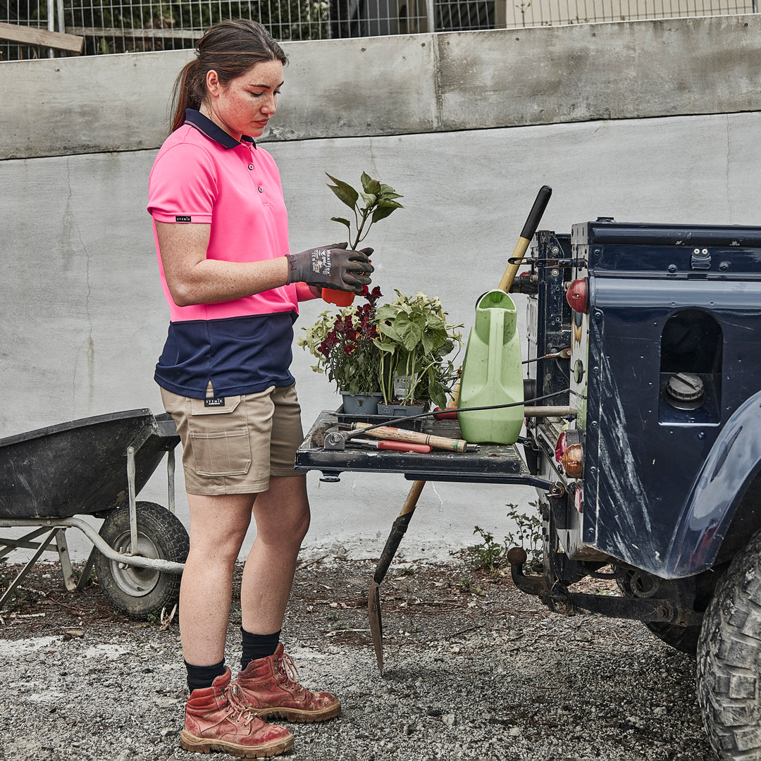 The Basic Hi Vis Polo | Ladies | Short Sleeve