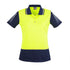 Syzmik The Hi Vis Zone Polo | Short Sleeve | Ladies Yellow/Navy Shirts & Tops