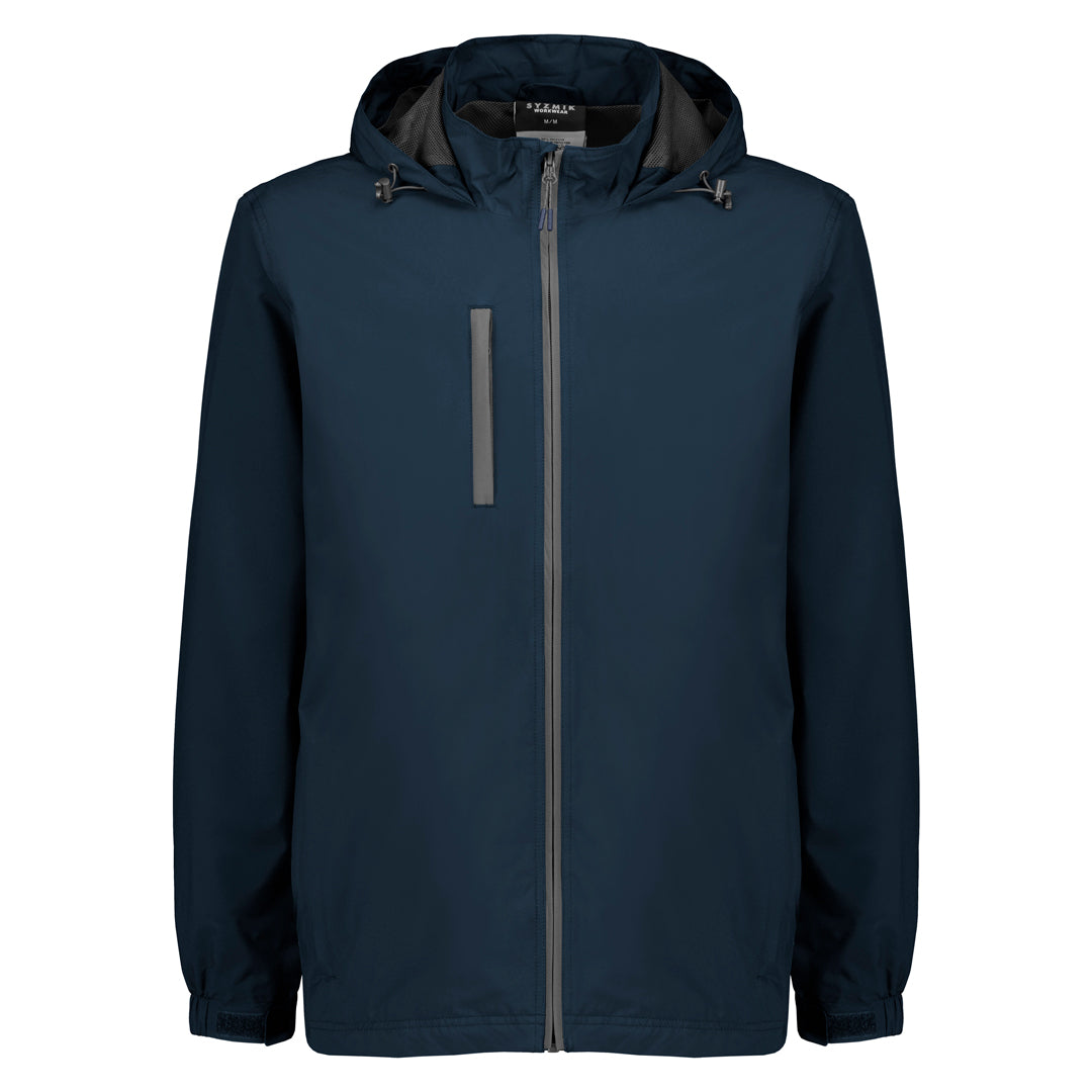 House of Uniforms The Packable Rain Jacket | Adults Syzmik Navy