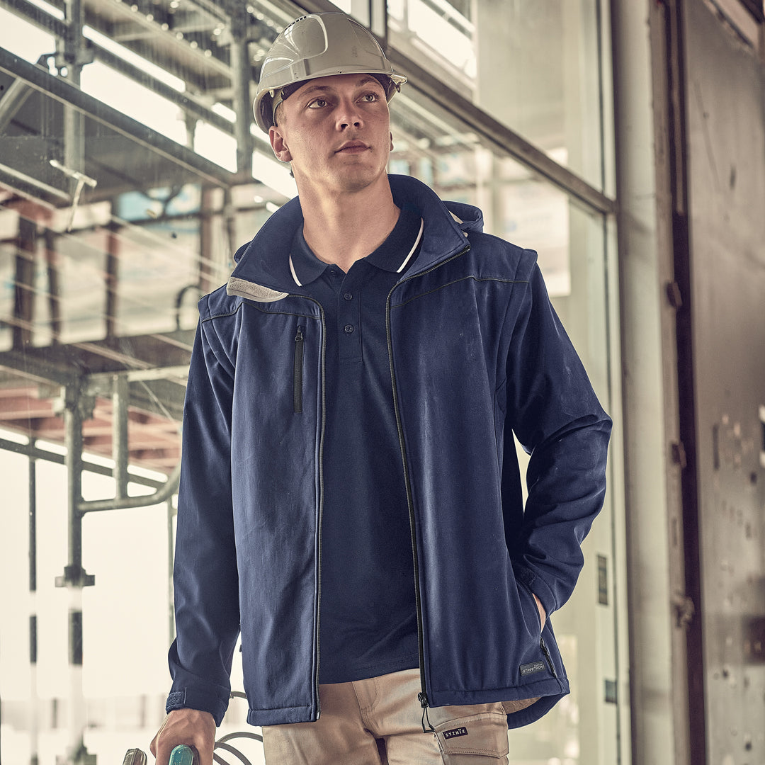 Streetworx The 2 in 1 Stretch Softshell Jacket | Adults Coats & Jackets
