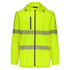 Syzmik The Segmented Tape Packable Rain Jacket | Adults Yellow Coats & Jackets