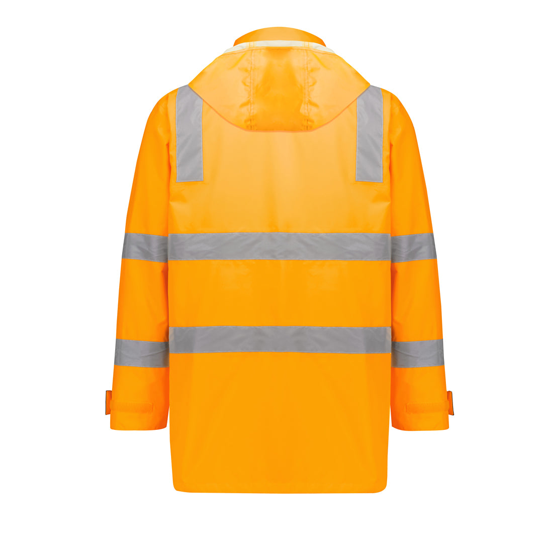 House of Uniforms The Hi Vis Vic Rail Waterproof Jacket | Adults Syzmik 