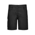 House of Uniforms The Essential Stretch Cargo Short | Ladies Syzmik Black