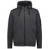 House of Uniforms The Barry Zip Through Hoodie | Adults Syzmik Charcoal/Black