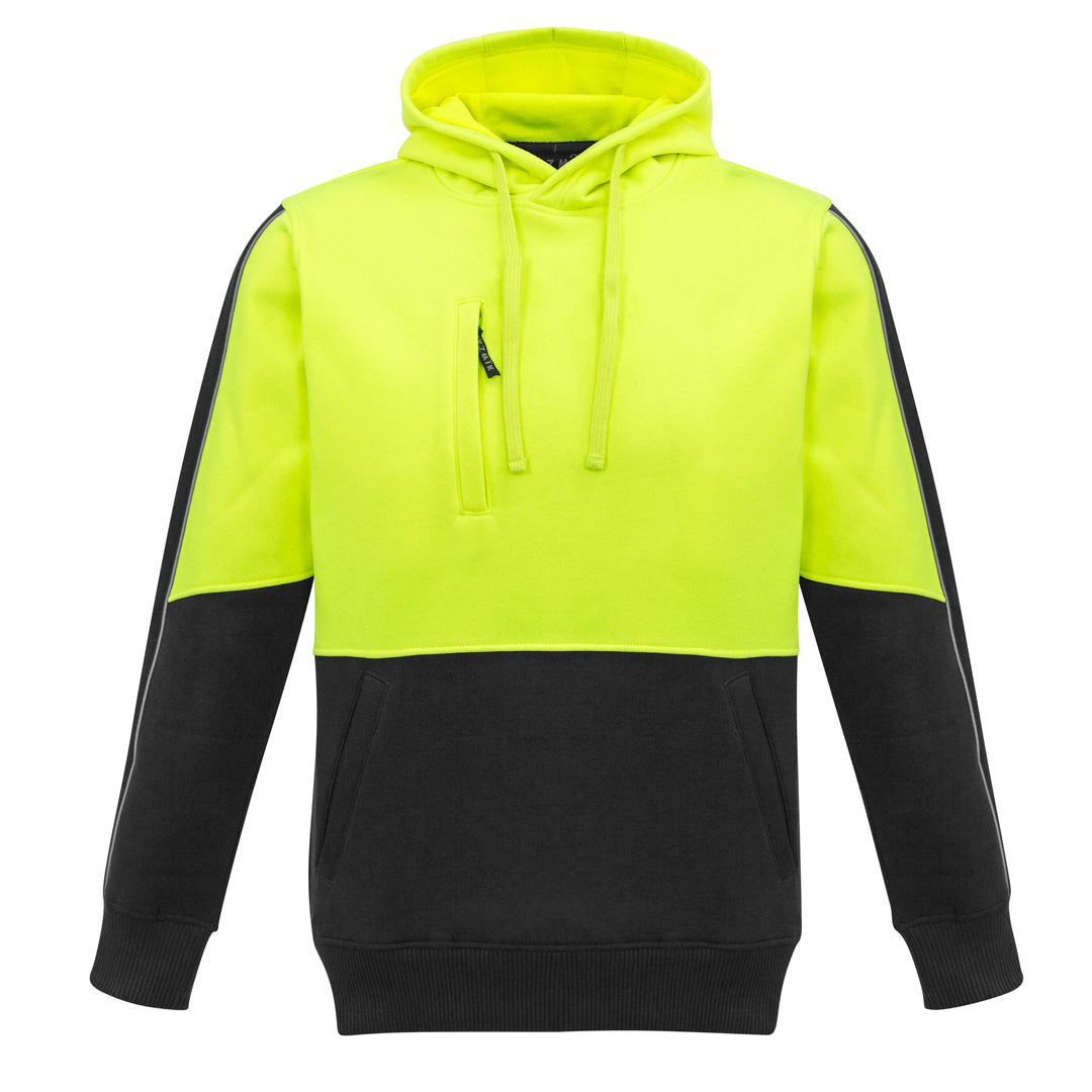 House of Uniforms The Grant Hoodie | Mens | Pullover Syzmik Yellow/Black