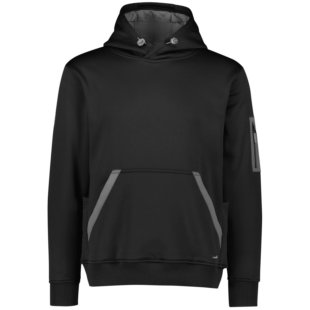 House of Uniforms The Water Resistant Hoodie | Adults Streetworx Black