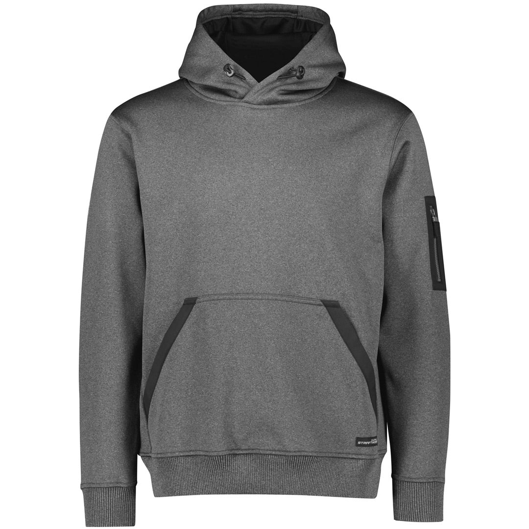 House of Uniforms The Water Resistant Hoodie | Adults Streetworx Grey Marle