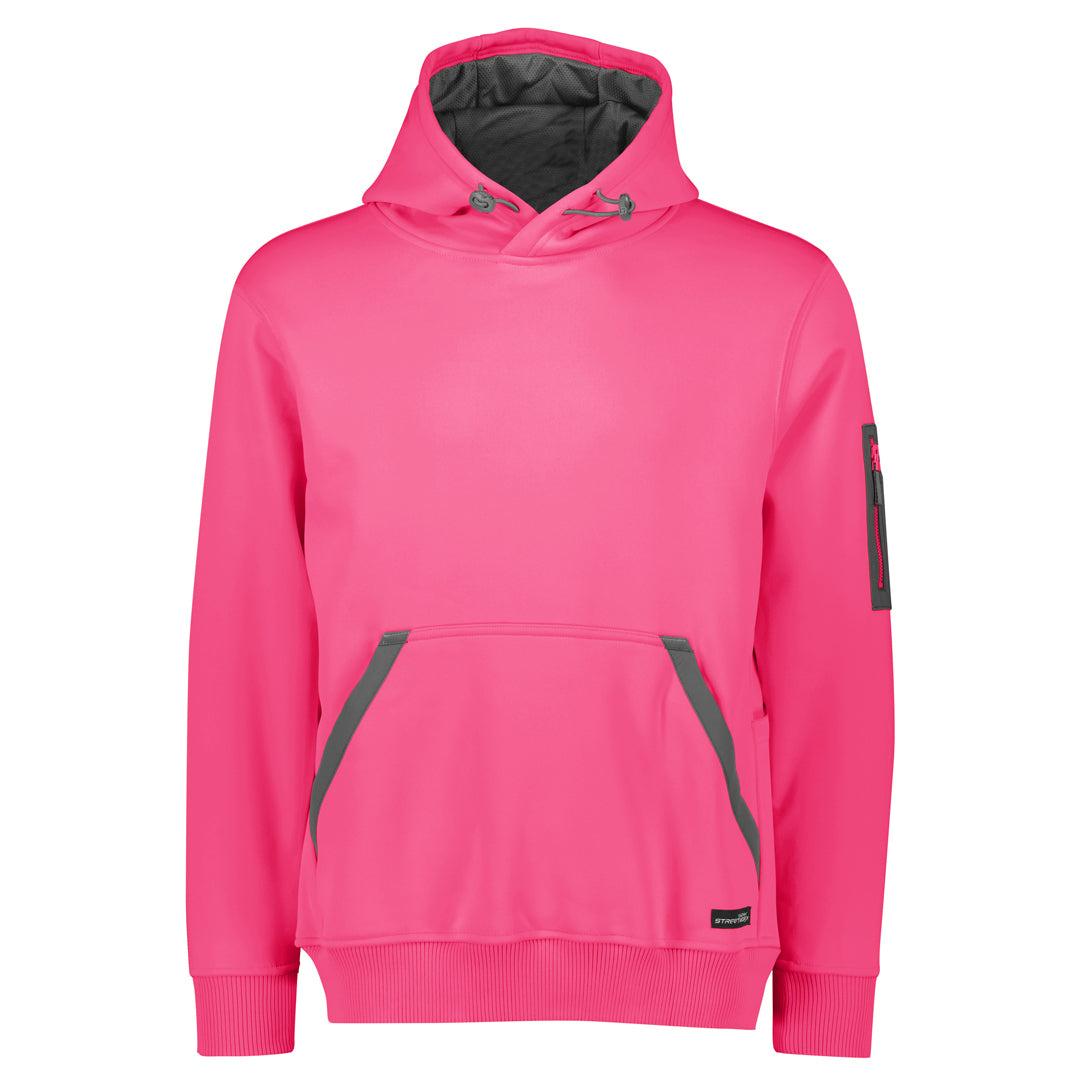House of Uniforms The Water Resistant Hoodie | Adults Streetworx Pink
