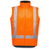 House of Uniforms The Hi Vis Waterproof Reversible Vest | Adults Syzmik Orange