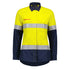 House of Uniforms The Flame Resistant Taped Shirt | Ladies Syzmik Yellow/Navy