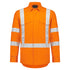 House of Uniforms The Flame Resistant X Back Taped Shirt | Adults Syzmik Orange