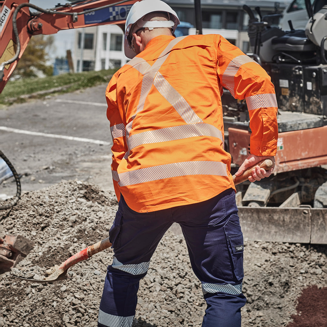 The Hi Vis X Back Segmented Shirt | Adults