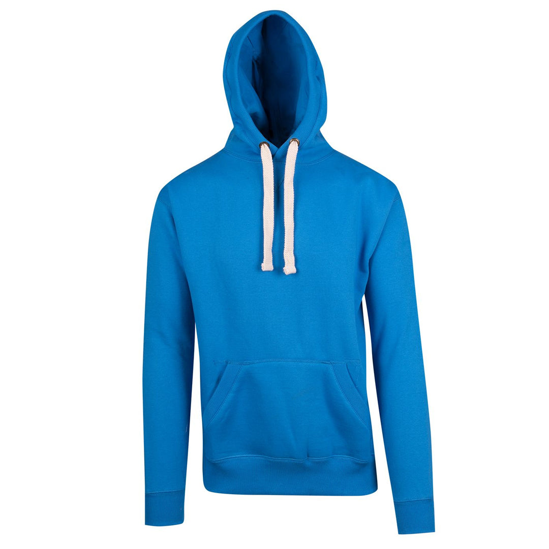 House of Uniforms The Brushed Heavy Fleece Pull On Hoodie | Mens Ramo Azure