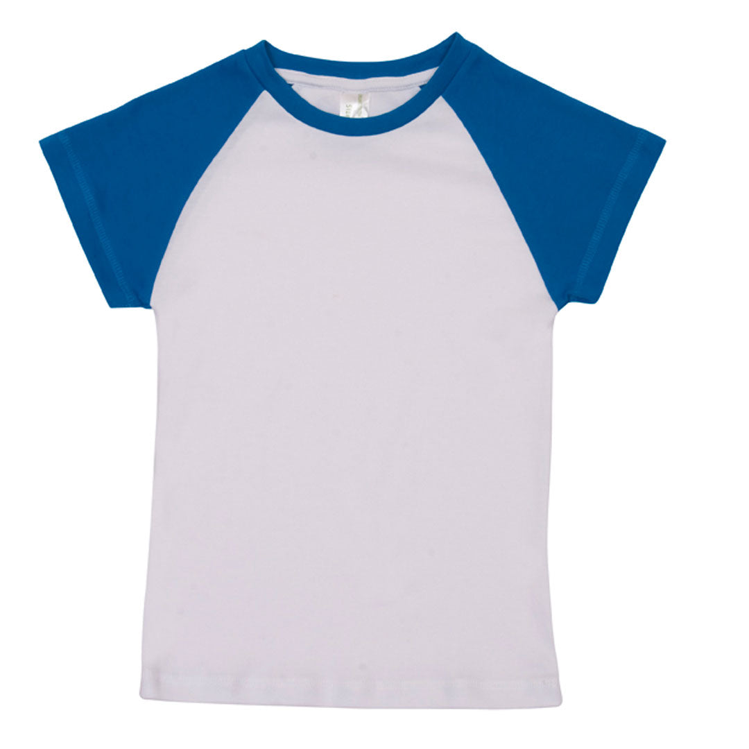 House of Uniforms Babies Raglan | Babies Ramo White/Azure