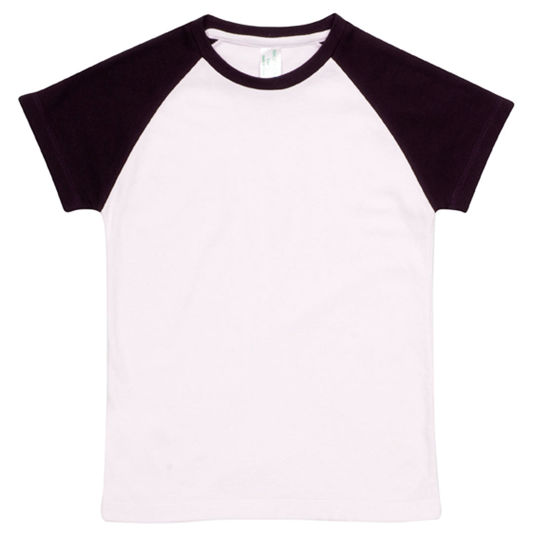 House of Uniforms Babies Raglan | Babies Ramo White/Black