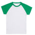 House of Uniforms The Raglan Tee | Kids Ramo White/Green