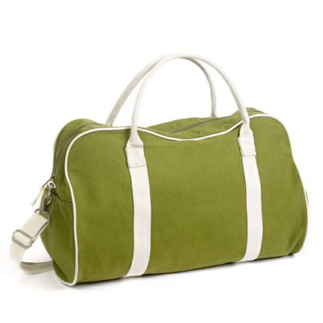 House of Uniforms The Contrast Duffle Bag Ramo Lime/Natural