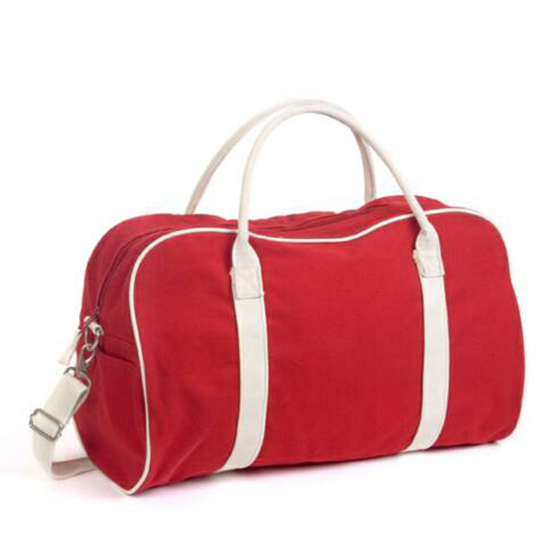 House of Uniforms The Contrast Duffle Bag Ramo Red/Natural