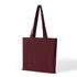 Ramo The Cotton Canvas Tote Bag with Zippered Pocket Maroon Shopping Totes