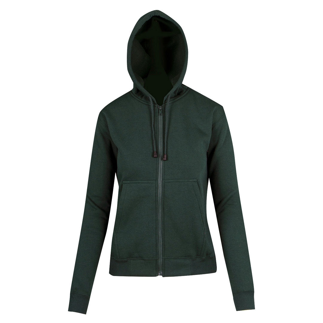 House of Uniforms The Kangaroo Pocket Zipped Hoodie | Ladies Ramo Bottle