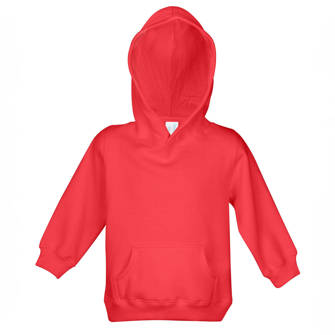 House of Uniforms The Kangaroo Pocket Hoodie | Babies Ramo Coral Red