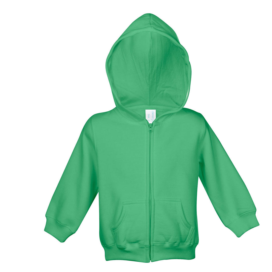 House of Uniforms Kangaroo Pocket Zipper Hoodie | Babies Ramo Emerald Green