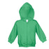 House of Uniforms The Kangaroo Pocket Zip Hoodie | Babies Ramo Emerald