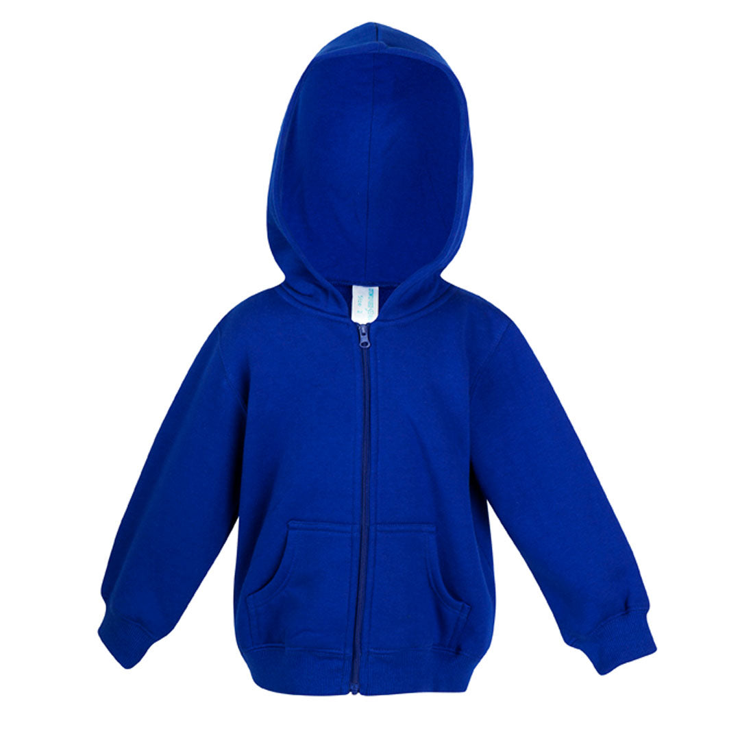 House of Uniforms The Kangaroo Pocket Zip Hoodie | Babies Ramo Royal Blue