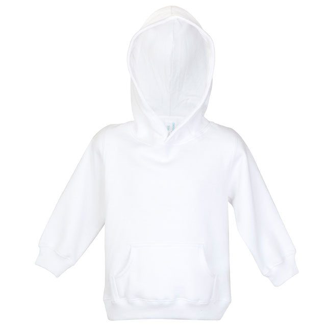 House of Uniforms The Kangaroo Pocket Zip Hoodie | Babies Ramo White