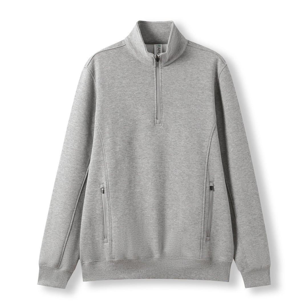 Ramo The Enterprise Zip Fleece | Mens Grey Marle Outerwear