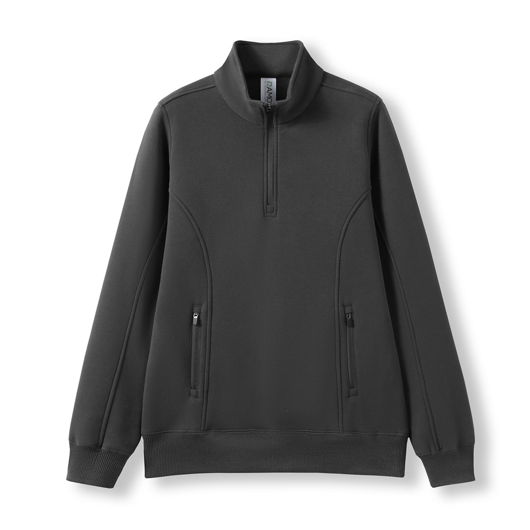 Ramo The Enterprise Zip Fleece | Ladies Charcoal Outerwear