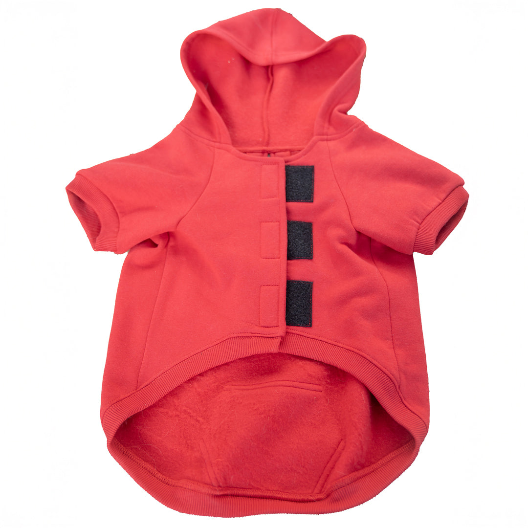 House of Uniforms The Dog Hoodie Ramo Red