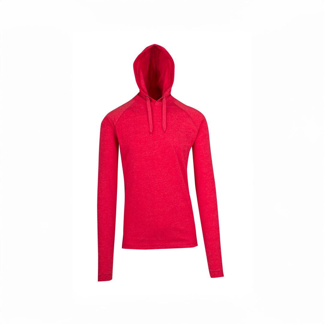 House of Uniforms The Fusion T-shirt Hoodie | Mens Ramo Red Marl