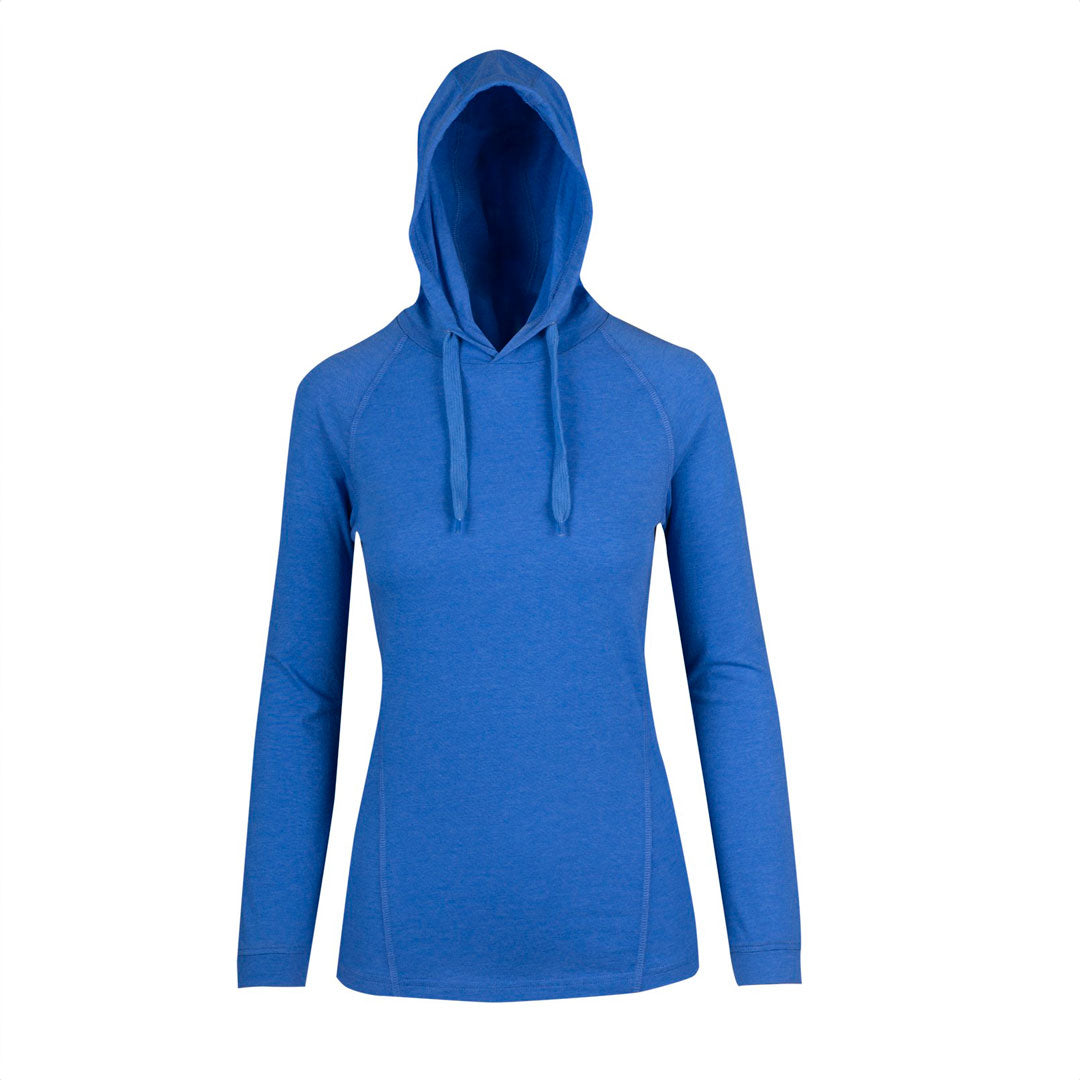 House of Uniforms The Fusion T-shirt Hoodie | Ladies Ramo Royal Marle