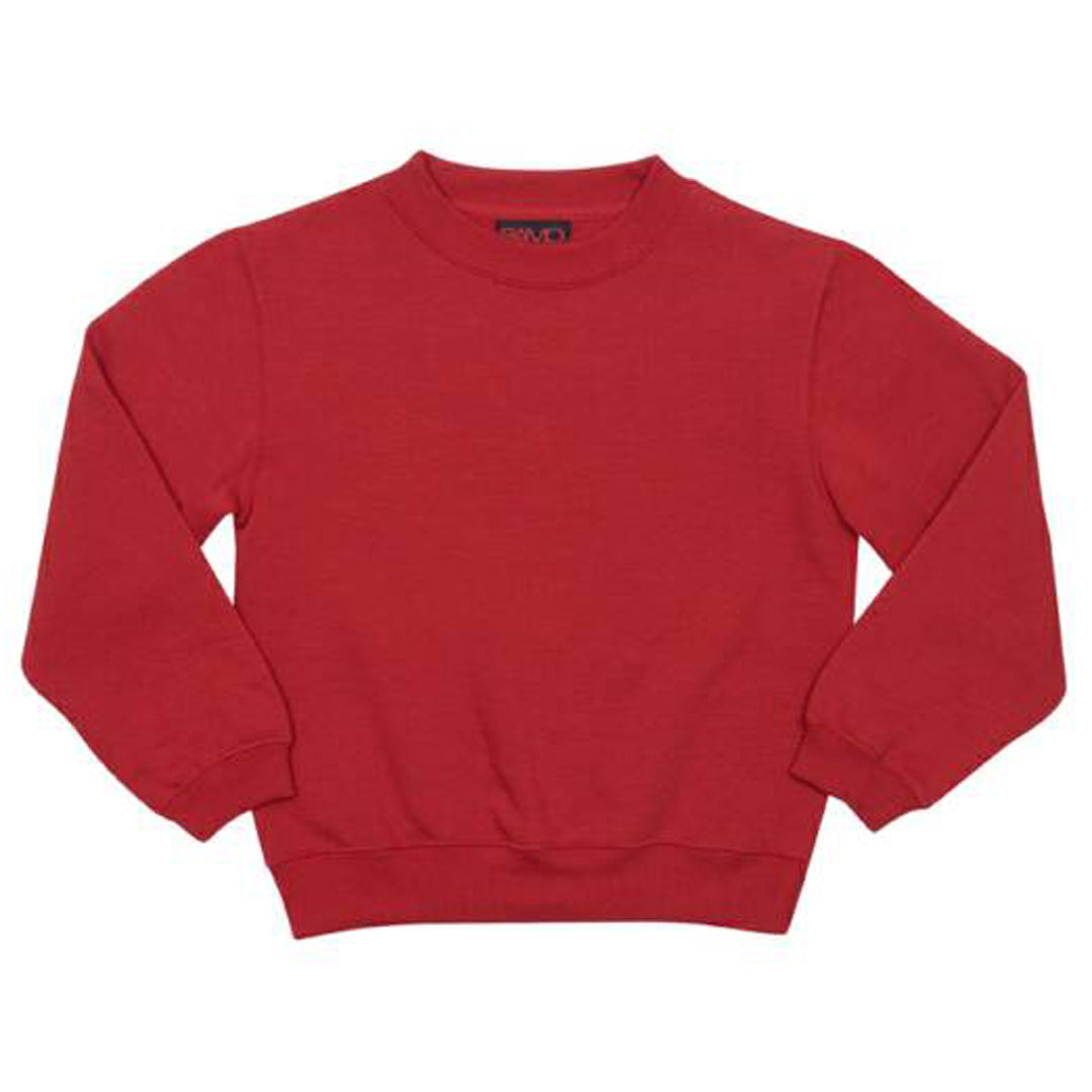 House of Uniforms The Crew Neck Sloppy Joe | Kids Ramo Red