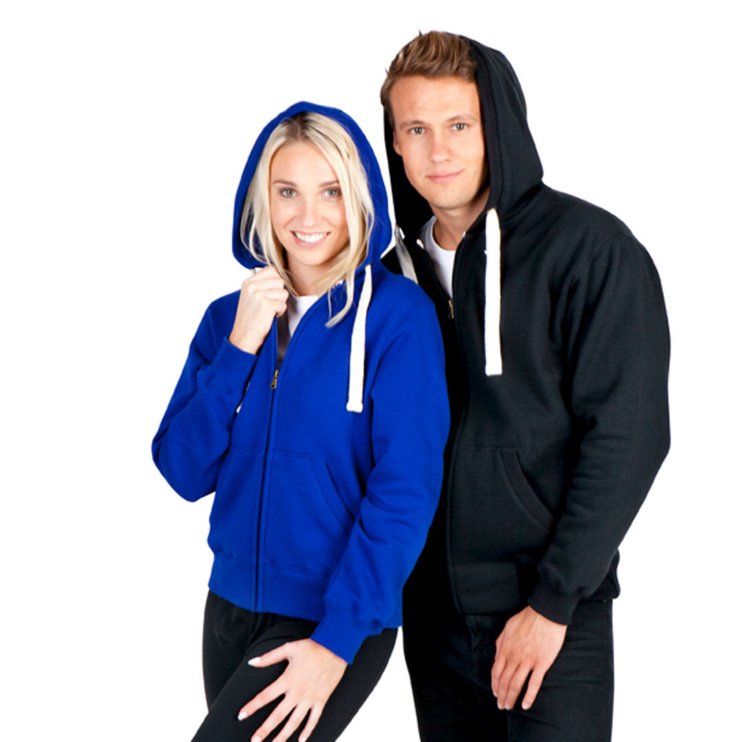 House of Uniforms Brushed Heavy Fleece Zip Hoodie | men Ramo 