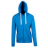 House of Uniforms The Brushed Heavy Fleece Zip Hoodie | Men Ramo Azure