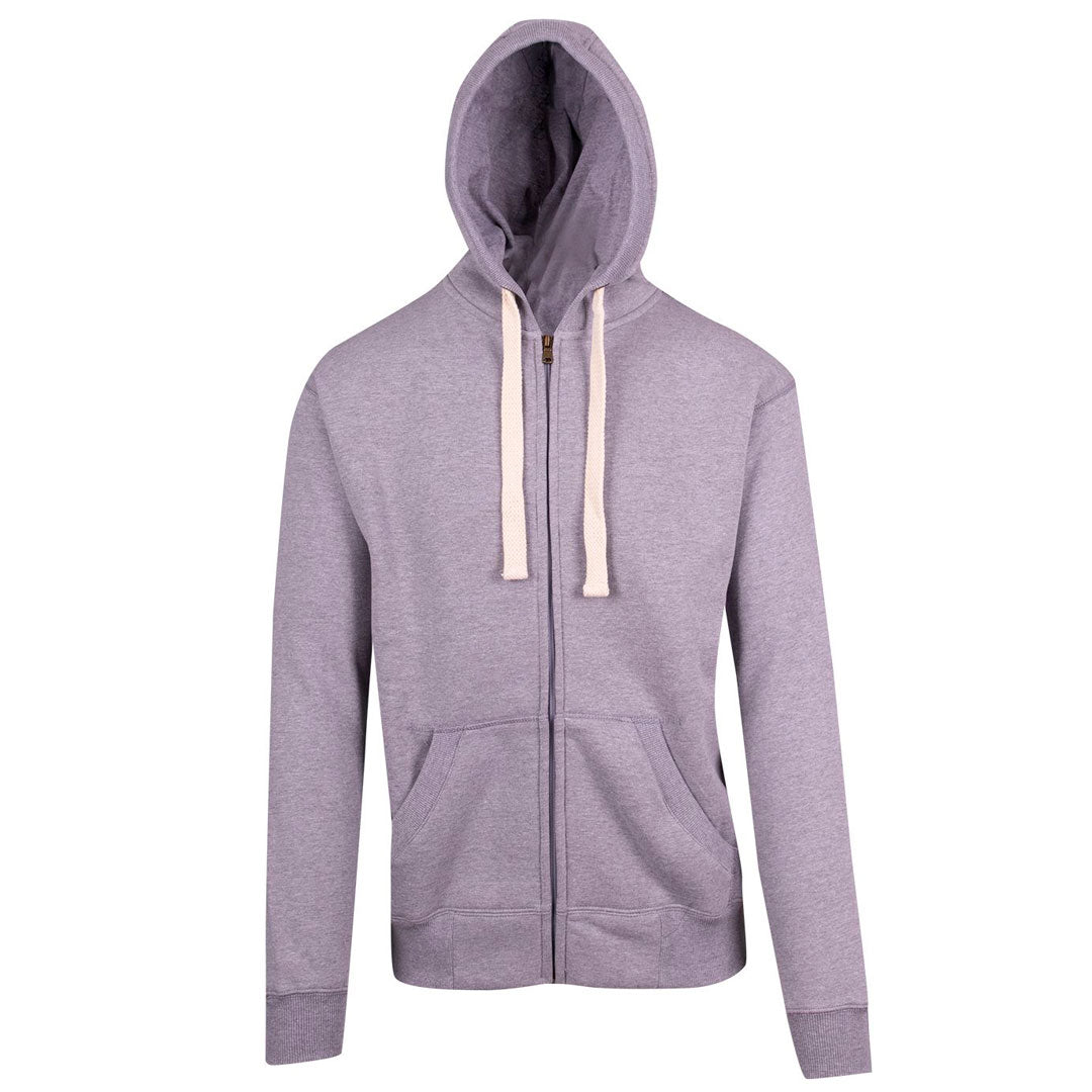 House of Uniforms The Brushed Heavy Fleece Zip Hoodie | Men Ramo Grey Marle