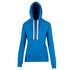 House of Uniforms The Brushed Heavy Fleece Pull On Hoodie | Ladies Ramo Azure