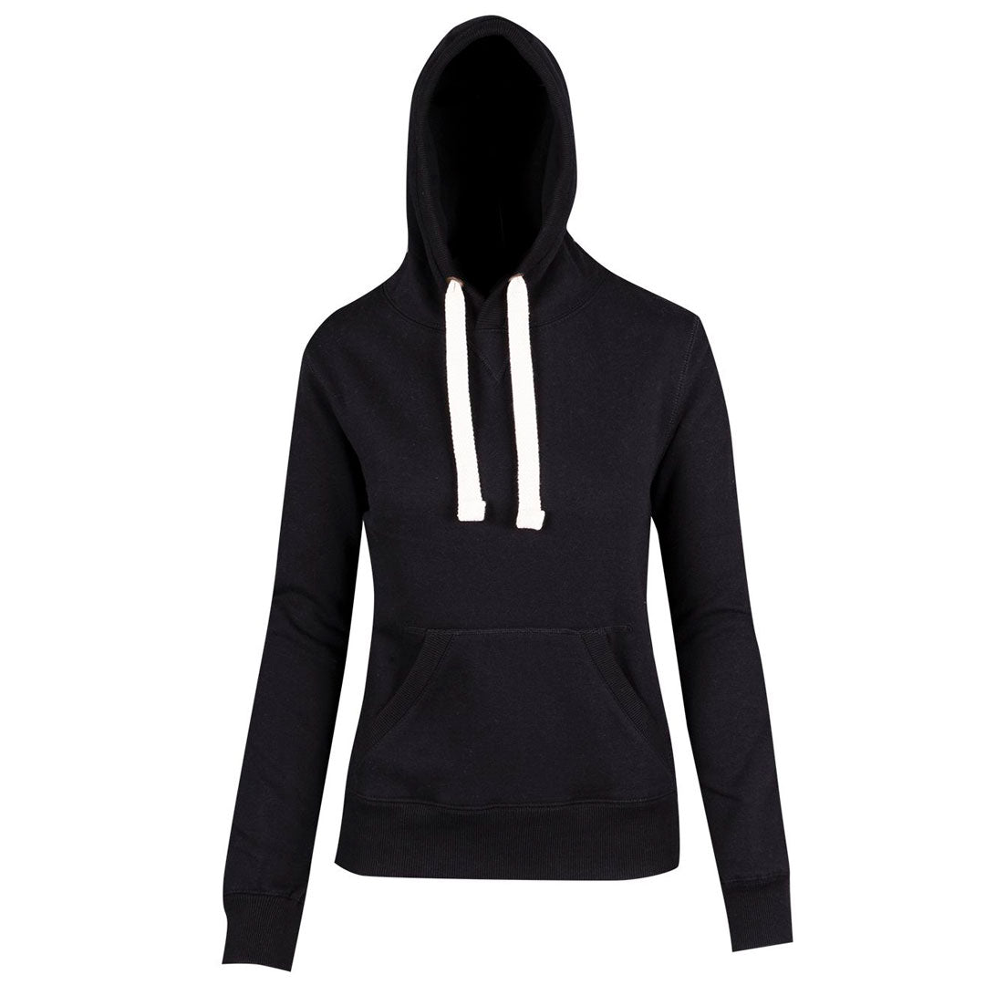 House of Uniforms Brushed Heavy Fleece Hoodie | Women Ramo Black