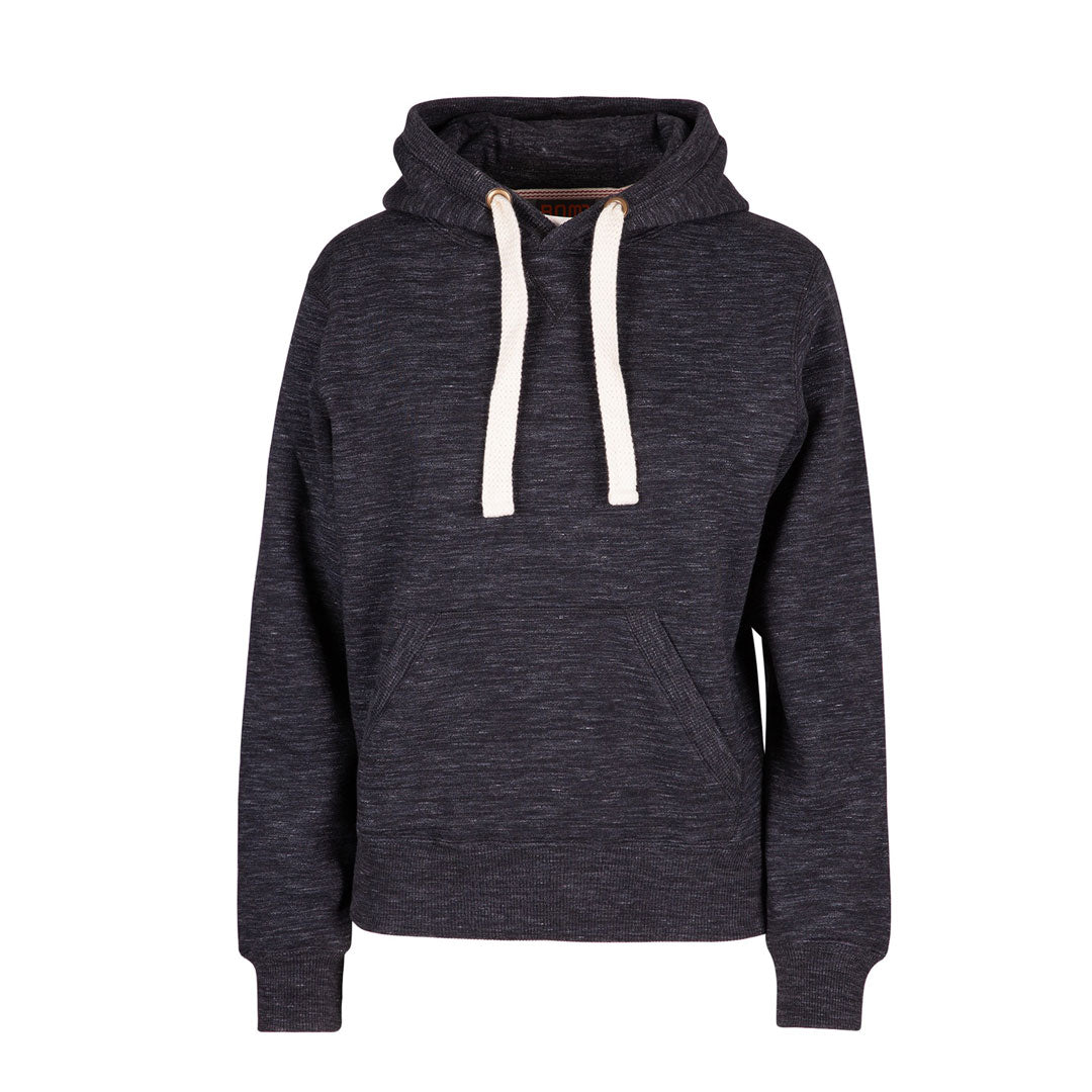 House of Uniforms Brushed Heavy Fleece Hoodie | Women Ramo Black Marl