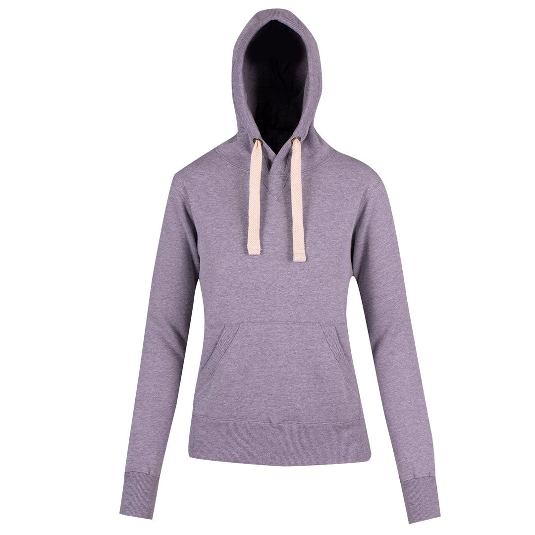 House of Uniforms The Brushed Heavy Fleece Pull On Hoodie | Ladies Ramo Grey Marle