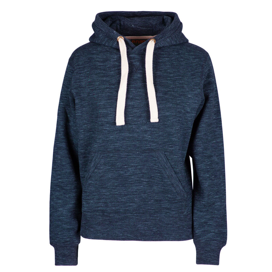 House of Uniforms The Brushed Heavy Fleece Pull On Hoodie | Ladies Ramo Navy Marle