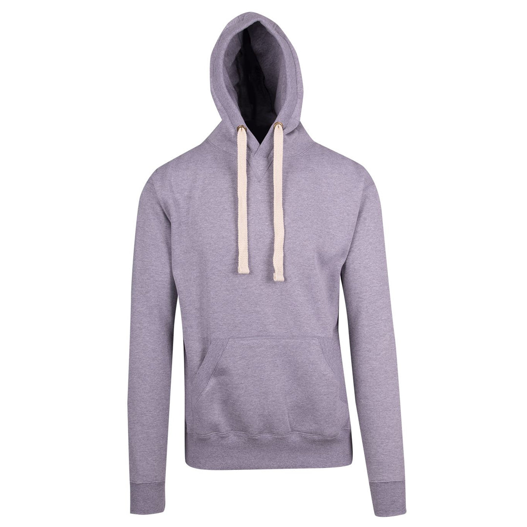 House of Uniforms The Brushed Heavy Fleece Pull On Hoodie | Mens Ramo Grey Marle