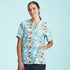 House of Uniforms The Christmas Scrub Top | Ladies Biz Care Light Blue